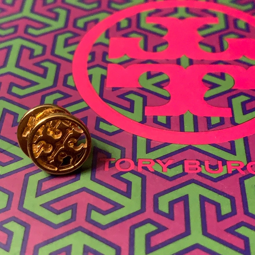 Tory Burch Logo Stud Earring, Gold - SINGLE